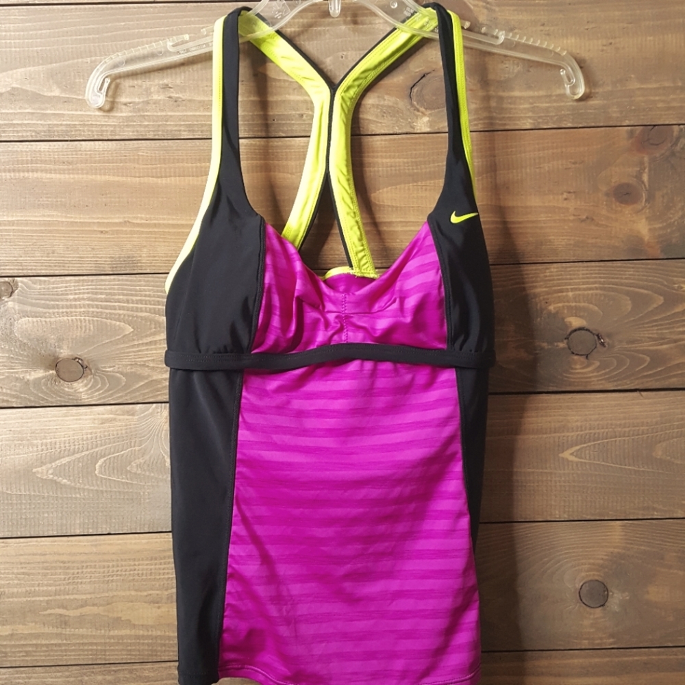 Nike Dry Fit Tankini Athetic Racerback Top SZ 6